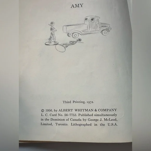 1956 original, Reprint 1972 Fun for Chris Children's Book - Picture 2 of 10